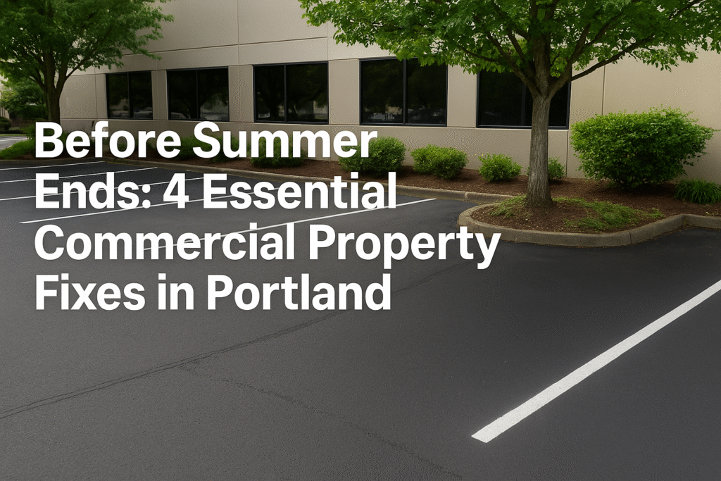 Before Summer Ends: 4 Essential Commercial Property Fixes in Portland, OR & Nearby